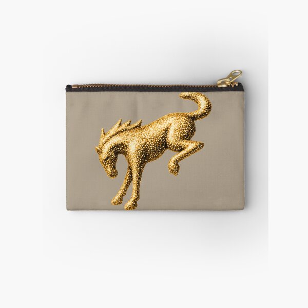 Item preview, Bronco Logo Badge Gold Metallic designed and sold by Dimensionality.