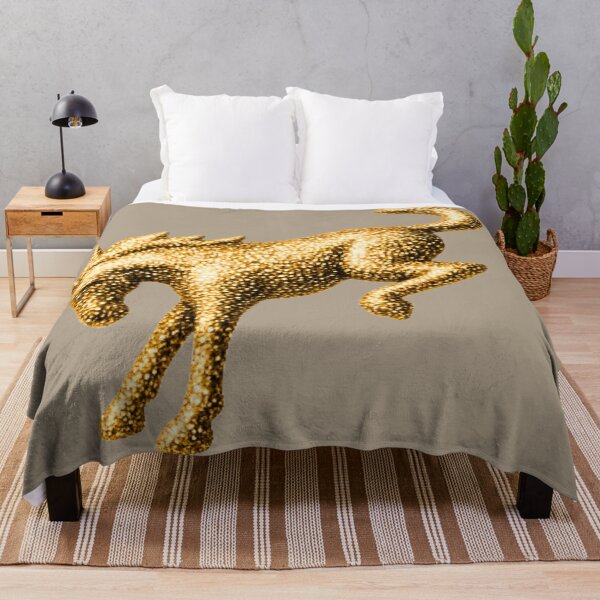 Item preview, Bronco Logo Badge Gold Metallic designed and sold by Dimensionality.