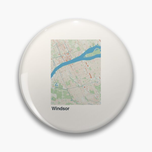 Item preview, Windsor Minimalistic Map Art designed and sold by MapsNerd.