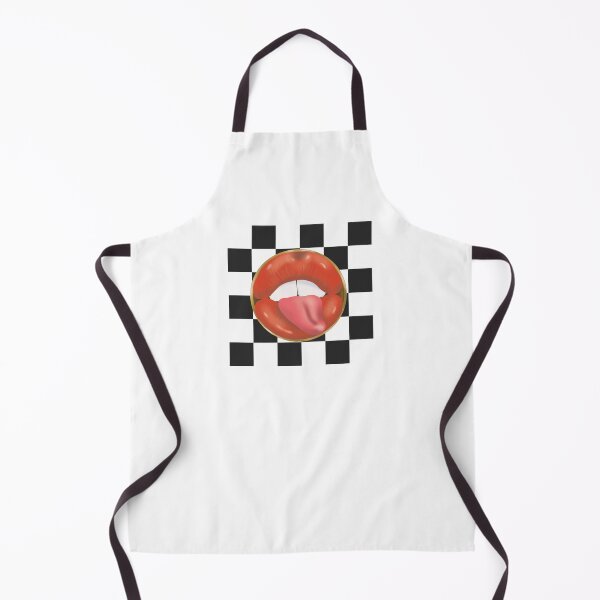 Item preview, Rebel Lips Pop Art – Duotone blocks blackwhite Red Lips designed and sold by GoldenRebels.