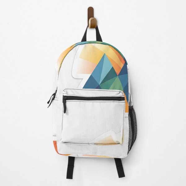 Item preview, Geometric Mountain Sunrise Low Poly Graphic Art designed and sold by Rahat3344.