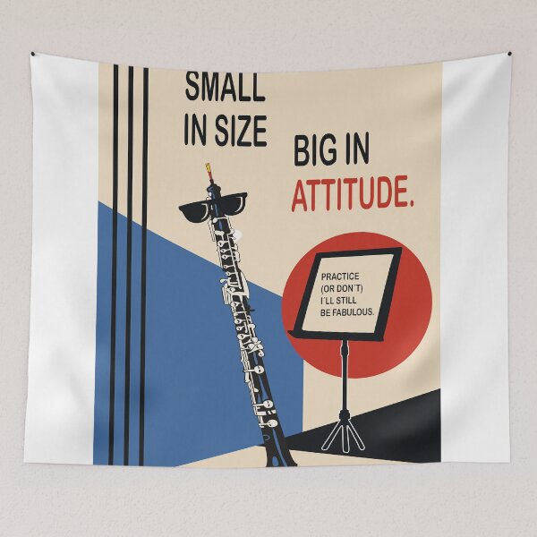 Item preview, Funny Oboe Art Print, Oboist Gift, Music Teacher Gift, Oboe Print, Funny Music Art, Classical Musician Gift, Music Room Decor designed and sold by Studio pod Burom.
