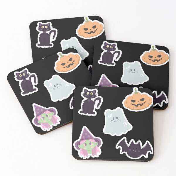 Item preview, Halloween pack of 5 commemorative Halloween stickers.  designed and sold by Jelly Studio.