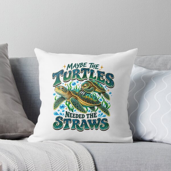 Item preview, Maybe The Turtles Needed The Straws designed and sold by CATTYHOLA.