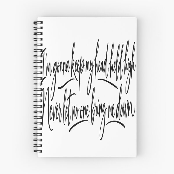 Item preview, I'm gonna keep my head held high Never let no one bring me down designed and sold by Missaday.