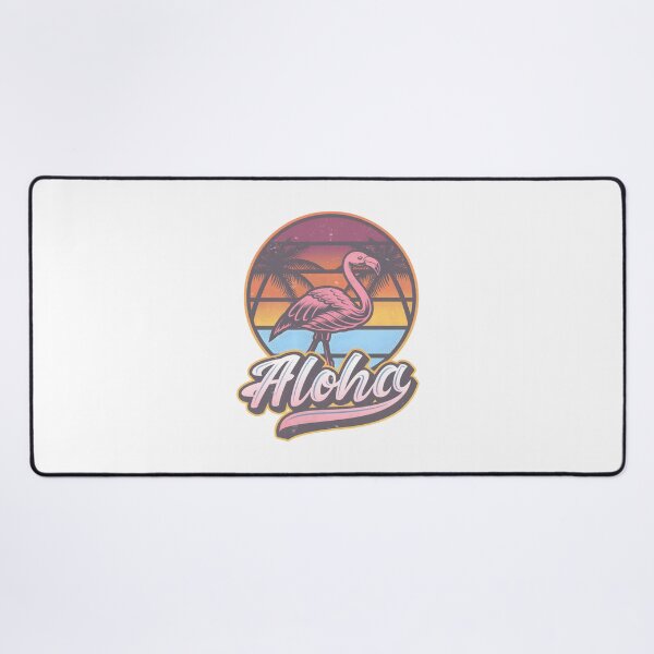 Item preview, Aloha Hawaii Retro Flamingo Beach Sunset Vintage Vacation Art Design designed and sold by Jerryharts T-shirt Store.