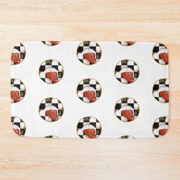 Item preview, Rebel Lips Pop Art – blocks black white red tongue designed and sold by GoldenRebels.
