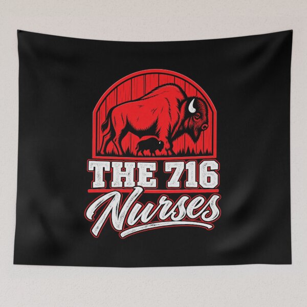 Item preview, BFLO Nurses 716 Buffalo NY Nickel City Pride Nurse Design designed and sold by Trendably.