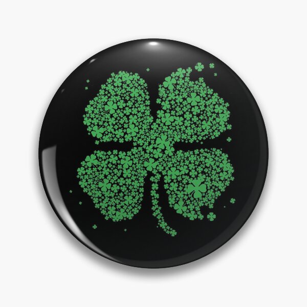 Item preview, Green Shamrock Mosaic Four Leaf Clover Graphic designed and sold by AngusShanahan.