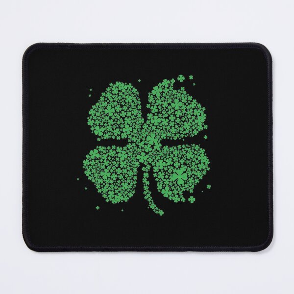 Item preview, Green Shamrock Mosaic Four Leaf Clover Graphic designed and sold by AngusShanahan.