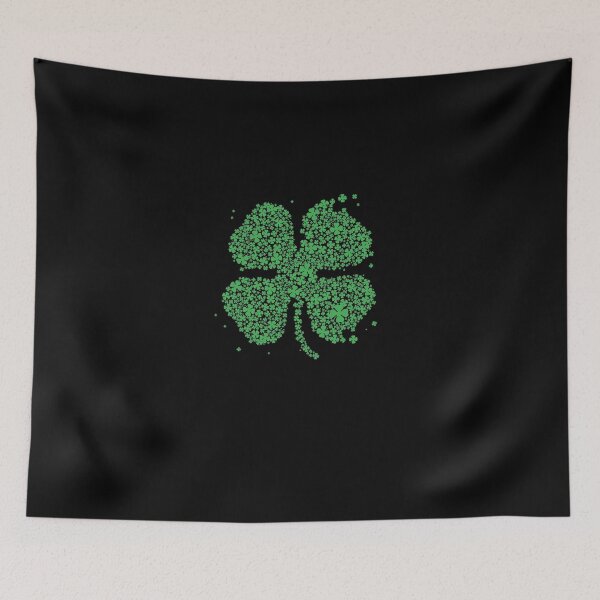 Item preview, Green Shamrock Mosaic Four Leaf Clover Graphic designed and sold by AngusShanahan.