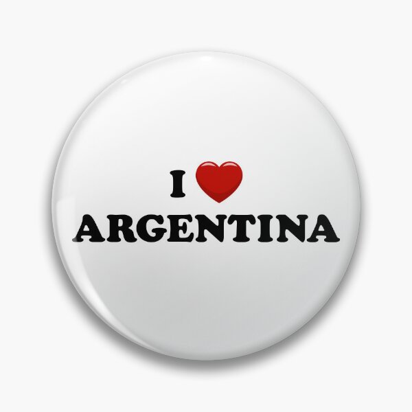 Item preview, I Love Argentina / I Heart Argentina (Black text with red heart) designed and sold by STUDIO-72.