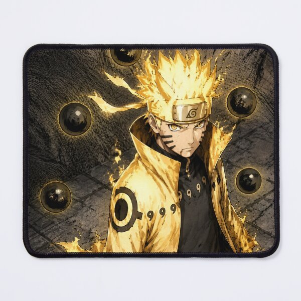 Item preview, Golden Shadow Ninja Warrior – Mythic Energy Anime Inspired Art designed and sold by Dyan4.