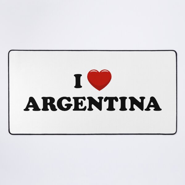 Item preview, I Love Argentina / I Heart Argentina (Black text with red heart) designed and sold by STUDIO-72.
