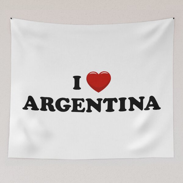 Item preview, I Love Argentina / I Heart Argentina (Black text with red heart) designed and sold by STUDIO-72.