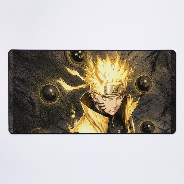 Item preview, Golden Shadow Ninja Warrior – Mythic Energy Anime Inspired Art designed and sold by Dyan4.