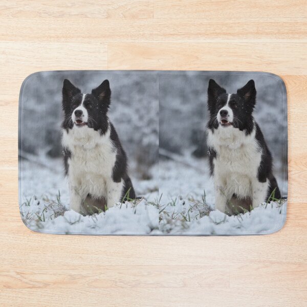Item preview, Beautiful Border Collie Sitting in Winter Snow designed and sold by VanGaldo.