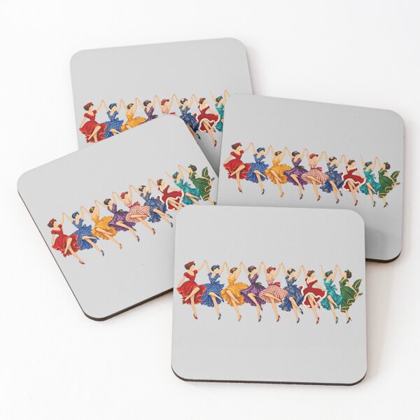 Item preview, Nine Dancers, One Festive-Holiday Chrorus-Line designed and sold by taiche.