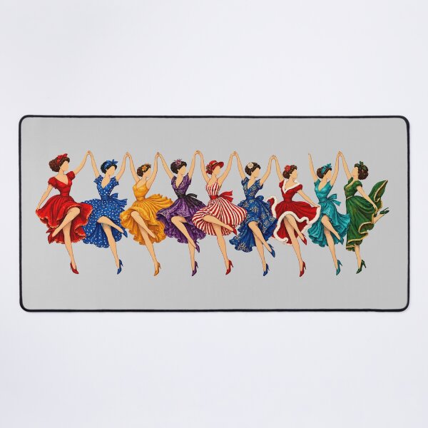 Item preview, Nine Dancers, One Festive-Holiday Chrorus-Line designed and sold by taiche.