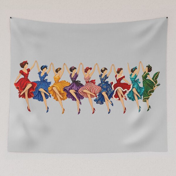 Item preview, Nine Dancers, One Festive-Holiday Chrorus-Line designed and sold by taiche.