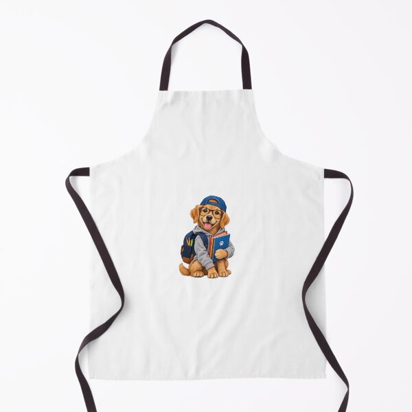 Item preview, Student dog with a backpack – Cute school puppy designed and sold by FootprintofLove.