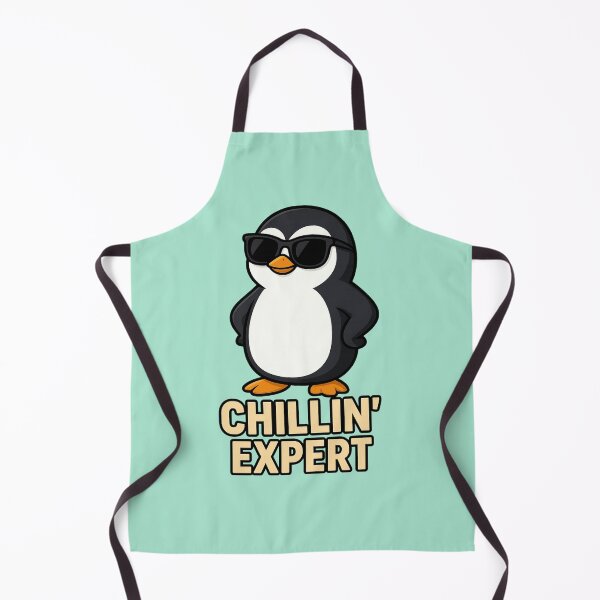 Item preview, Chillin Expert Cool Penguin Sunglasses Funny Chill Art designed and sold by MascotFoundry.