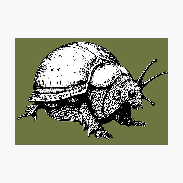Item preview, Entomology Humor Hybrid Beetle Art designed and sold by Litely.