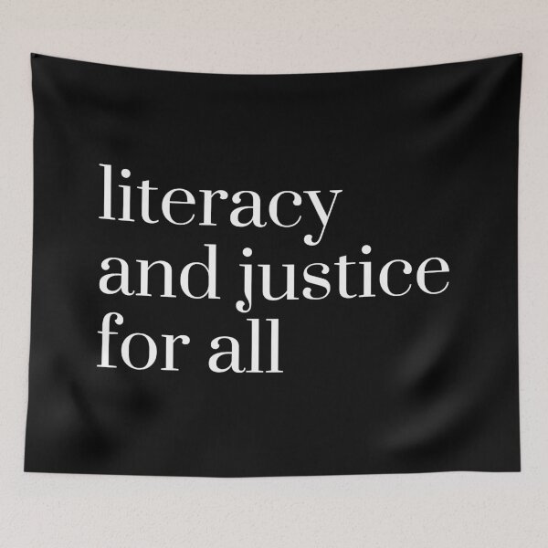 Item preview, Literacy And Justice For All, Books For Everyone, Reading Teacher, Book Lover, School Librarian Gift, Literacy Education, Reading Advocate designed and sold by Quiajia.