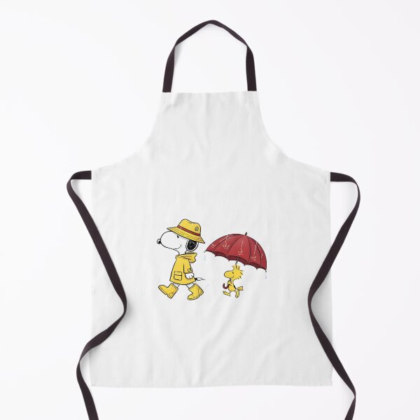 Item preview, Snoopy and Woodstock Walking in the Rain Cute Illustration Design designed and sold by Dragonbowmen.