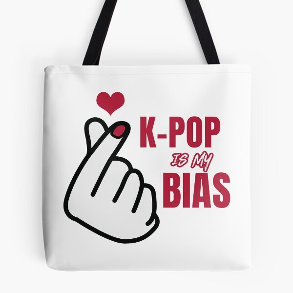 Item preview, KPOP is My BIAS Korean Finger Heart Love  designed and sold by M3G4MERCH.