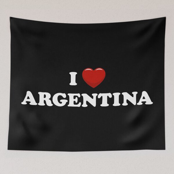 Item preview, I Love Argentina / I Heart Argentina (White text with red heart) designed and sold by STUDIO-72.