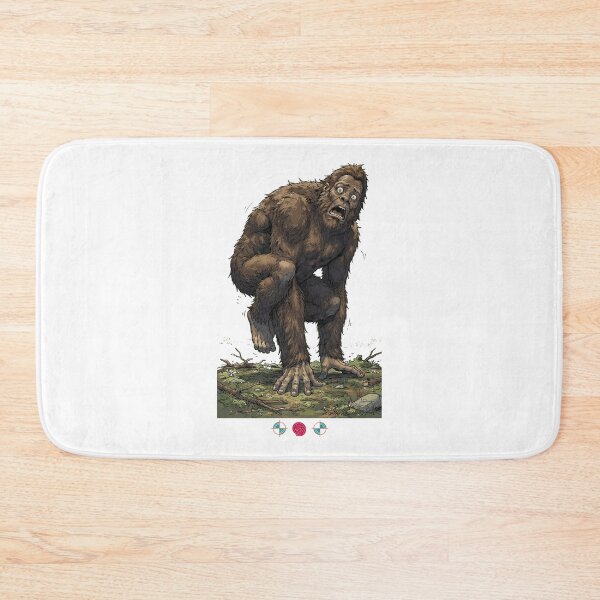 Item preview, Startled Sasquatch - Funny Bigfoot Caught on Camera Panic Pose designed and sold by Whimsy Trail Co.