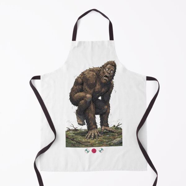 Item preview, Startled Sasquatch - Funny Bigfoot Caught on Camera Panic Pose designed and sold by Whimsy Trail Co.