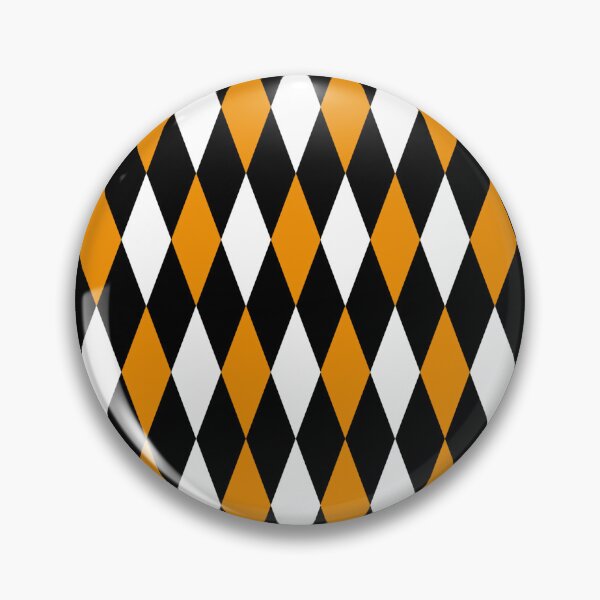 Item preview, Yellow Black White Harlequin Diamonds Pattern - Dark  designed and sold by PatternTitan.