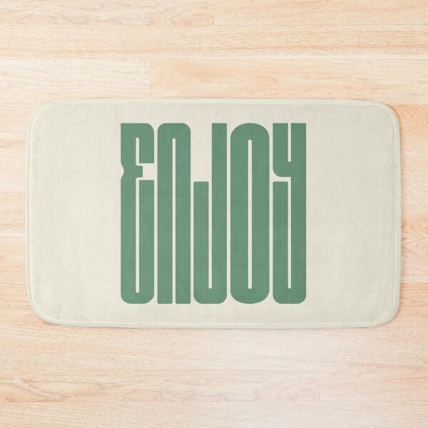 Item preview, Enjoy Typography – Minimalist Retro Motivational Quote Design designed and sold by tindian.