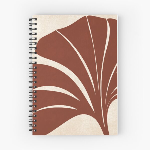 Item preview, Terracotta Ginkgo Leaf Minimalist Botanical Wall Art designed and sold by ByBiancaArt.