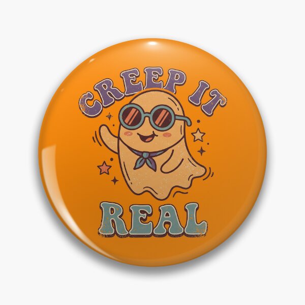 Item preview, Retro Ghost Creep It Real Cool Halloween designed and sold by CreativeCrest.
