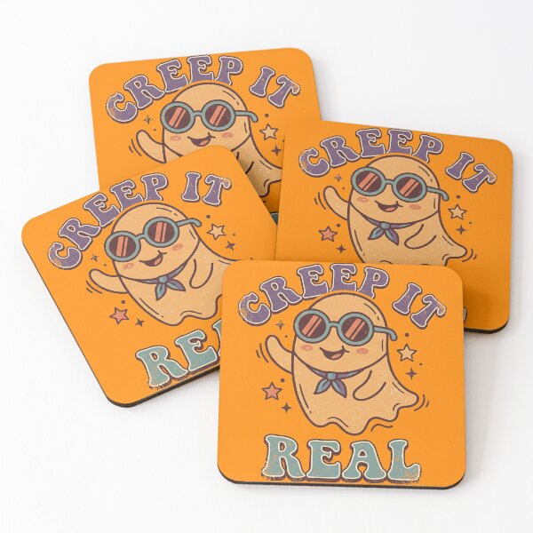 Item preview, Retro Ghost Creep It Real Cool Halloween designed and sold by CreativeCrest.