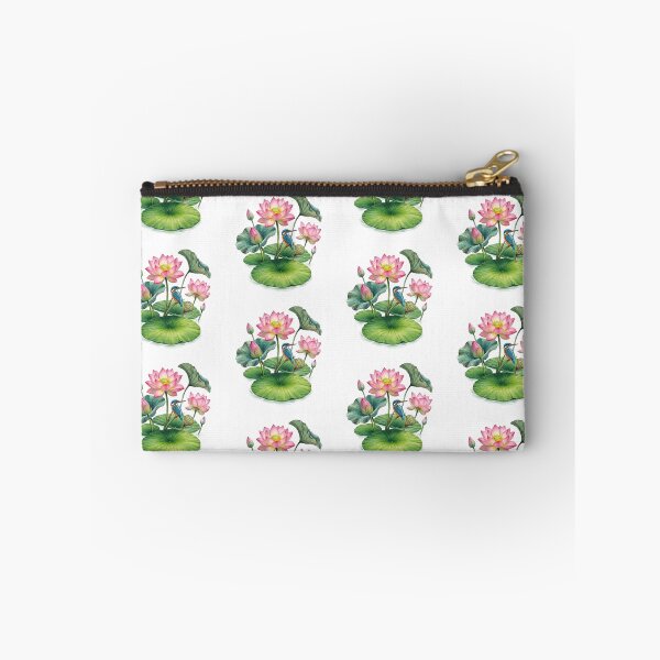 Item preview, King Fisher on lotus flower designed and sold by Sonia Jones Art.