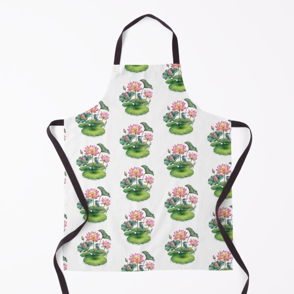 Item preview, King Fisher on lotus flower designed and sold by Sonia Jones Art.