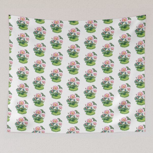 Item preview, King Fisher on lotus flower designed and sold by Sonia Jones Art.