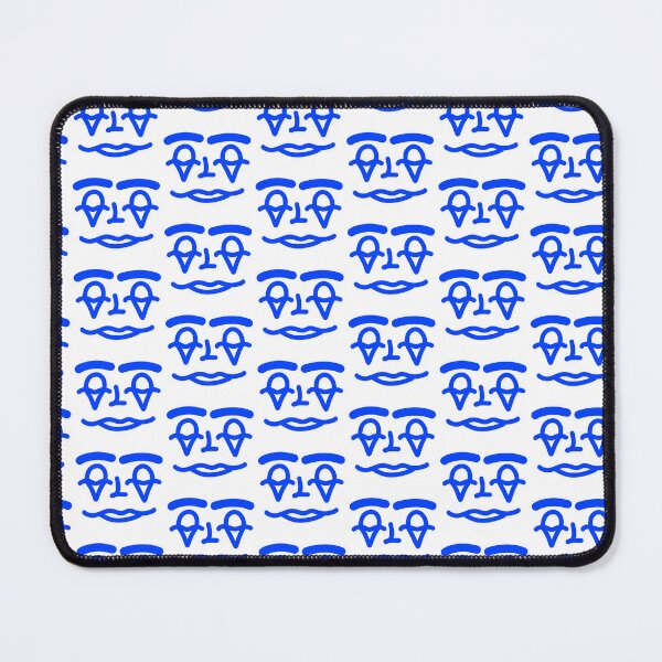 Item preview, Blue Happy Eyes Doodle Face designed and sold by felipemaldonadoart.