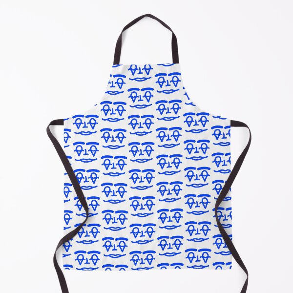 Item preview, Blue Happy Eyes Doodle Face designed and sold by felipemaldonadoart.