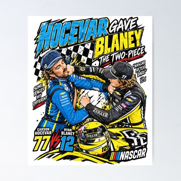 Item preview, Ryan Blaney vs Carson Hocevar designed and sold by CATTYHOLA.