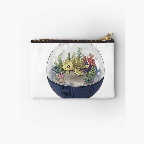 Aperçu de l'œuvre Cute Sea Turtle in an Underwater Coral in a Capsule Kawaii Japanese Capsule Art-#serie2 créée et vendue par JeanChiale.