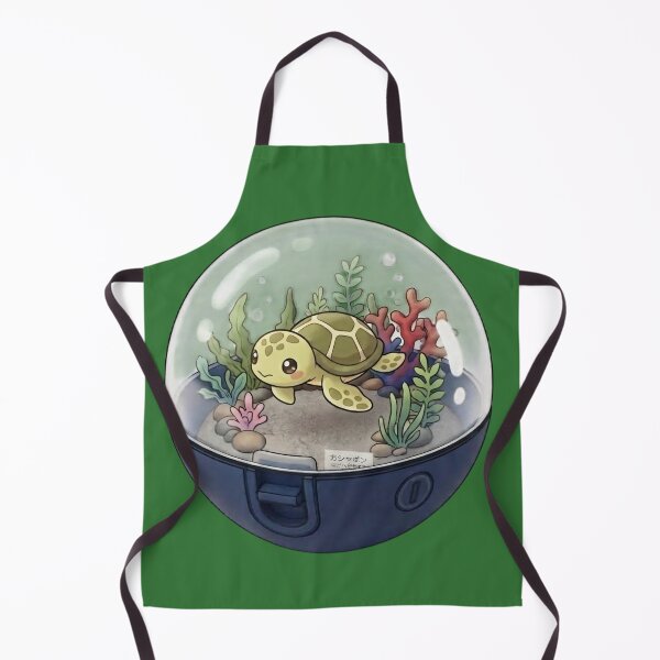 Item preview, Cute Sea Turtle in an Underwater Coral in a Capsule Kawaii Japanese Capsule Art-#serie2 designed and sold by JeanChiale.