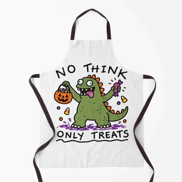 Item preview, No Think, Only Treats – Cute Halloween Monster designed and sold by NatureStyle555.