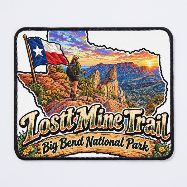 Item preview, Lost Mine Trail (Big Bend National Park Texas) designed and sold by clarkfraser.
