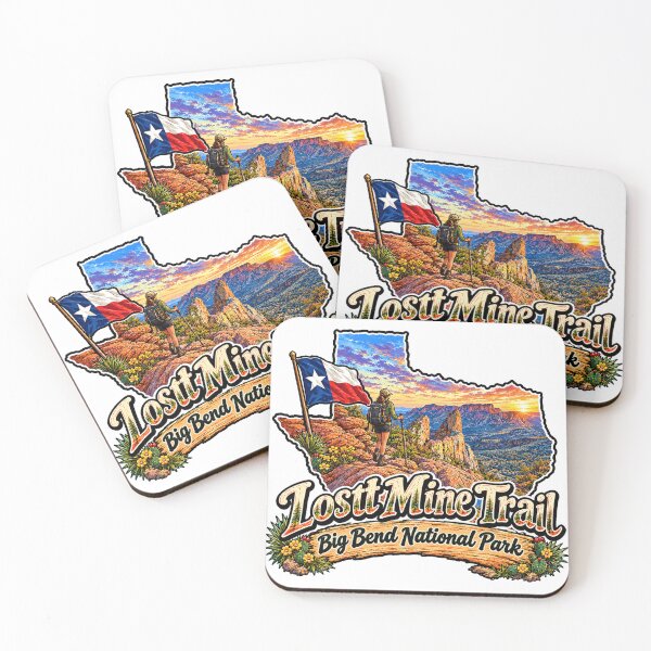 Item preview, Lost Mine Trail (Big Bend National Park Texas) designed and sold by clarkfraser.