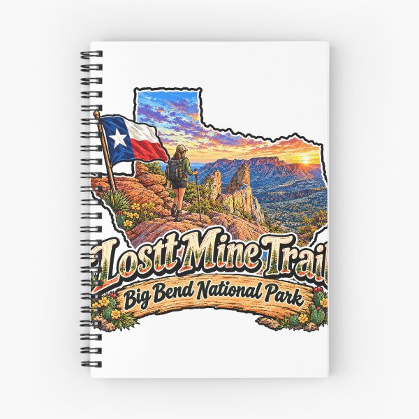 Item preview, Lost Mine Trail (Big Bend National Park Texas) designed and sold by clarkfraser.